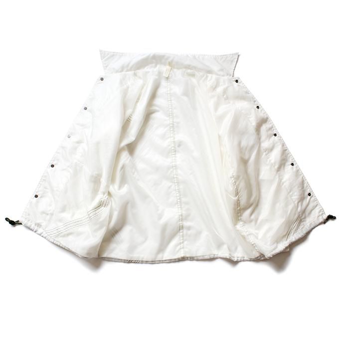 150988523 Hexico / Deformer Coach Jacket Ex. USAF Parachute パラシュート素材コーチジャケット - White 02