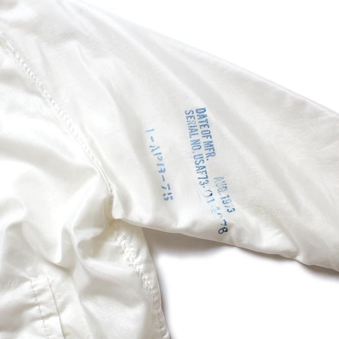 150988523 Hexico / Deformer Coach Jacket Ex. USAF Parachute パラシュート素材コーチジャケット - White 02
