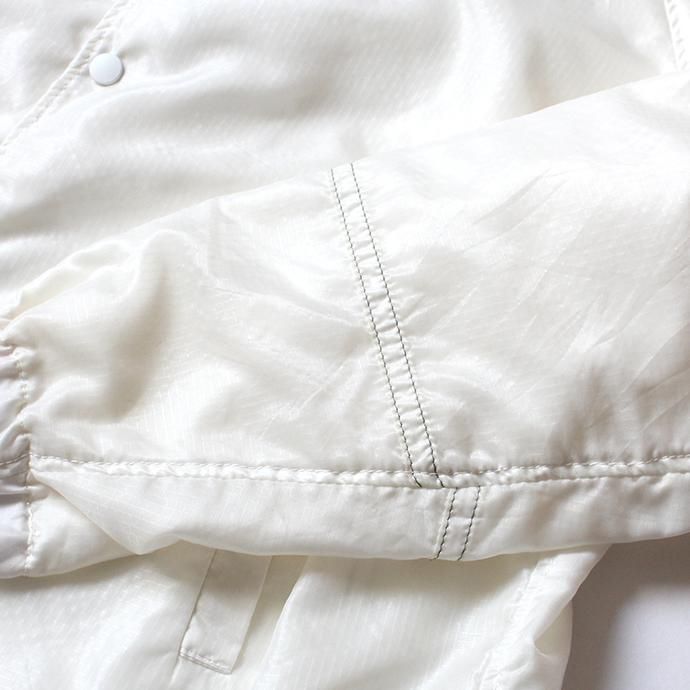 150988523 Hexico / Deformer Coach Jacket Ex. USAF Parachute パラシュート素材コーチジャケット - White 02