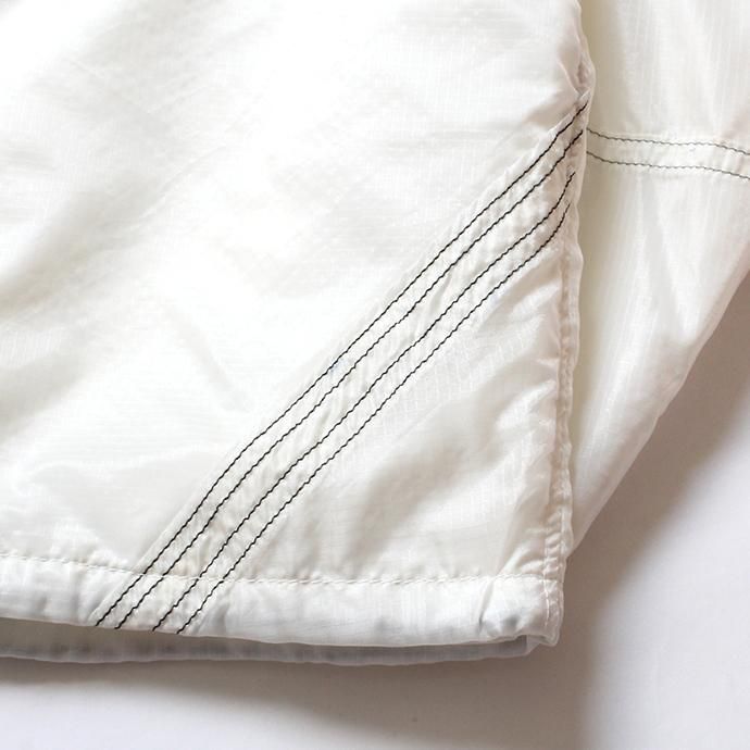 150988523 Hexico / Deformer Coach Jacket Ex. USAF Parachute パラシュート素材コーチジャケット - White 02