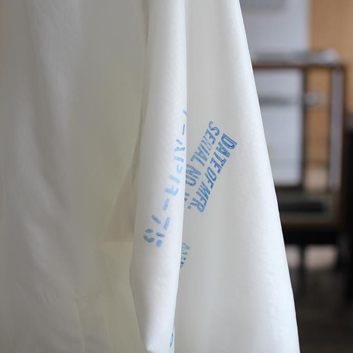 150988523 Hexico / Deformer Coach Jacket Ex. USAF Parachute パラシュート素材コーチジャケット - White 02
