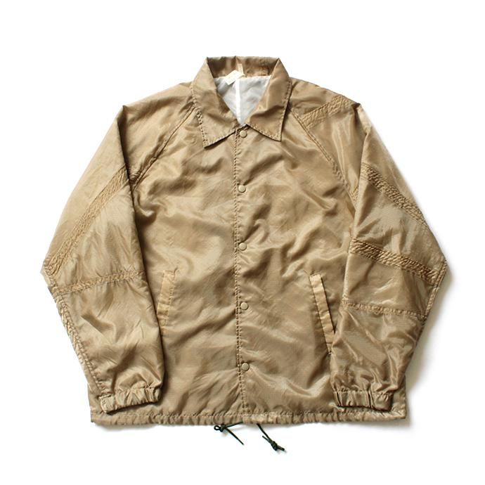 150988755 Hexico / Deformer Coach Jacket Ex. USAF Parachute パラシュート素材コーチジャケット - Beige 02