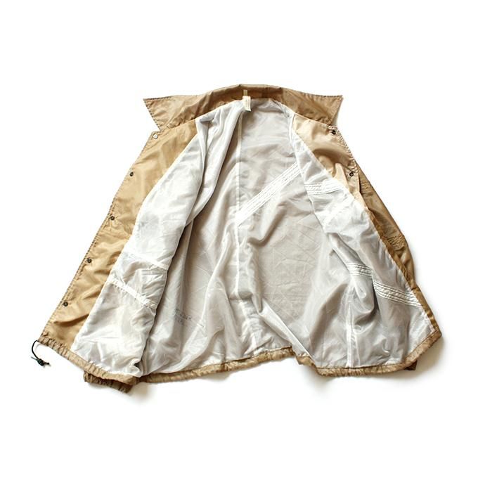150988755 Hexico / Deformer Coach Jacket Ex. USAF Parachute パラシュート素材コーチジャケット - Beige 02