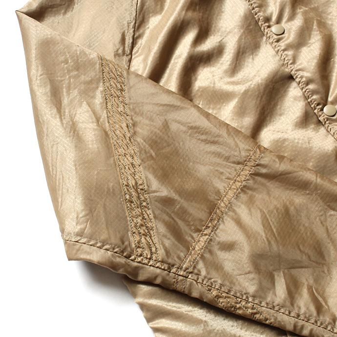150988755 Hexico / Deformer Coach Jacket Ex. USAF Parachute パラシュート素材コーチジャケット - Beige 02
