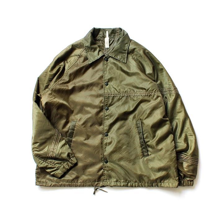 151233077 Hexico / Deformer Coach Jacket Ex. USAF Parachute パラシュート素材コーチジャケット - Olive<img class='new_mark_img2' src='//img.shop-pro.jp/img/new/icons47.gif' style='border:none;display:inline;margin:0px;padding:0px;width:auto;' /> 01