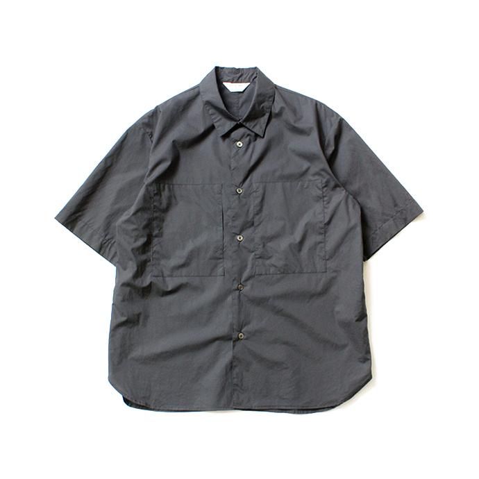 151242011 STILL BY HAND / SH02202 ブロード素材半袖シャツ - Charcoal<img class='new_mark_img2' src='//img.shop-pro.jp/img/new/icons20.gif' style='border:none;display:inline;margin:0px;padding:0px;width:auto;' /> 01