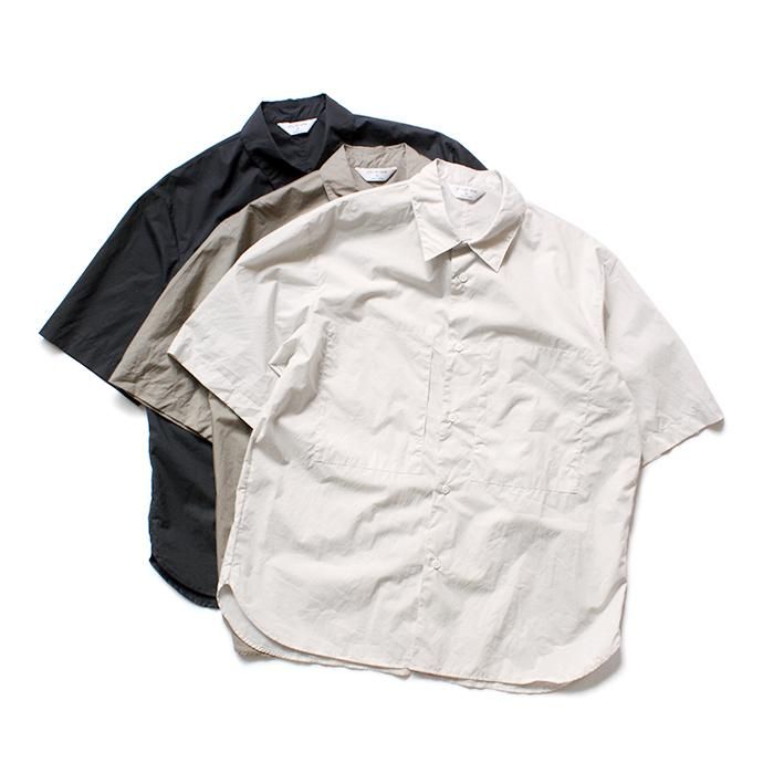 151242011 STILL BY HAND / SH02202 ブロード素材半袖シャツ - Charcoal<img class='new_mark_img2' src='//img.shop-pro.jp/img/new/icons20.gif' style='border:none;display:inline;margin:0px;padding:0px;width:auto;' /> 02