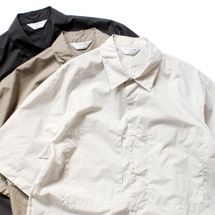 151242011 STILL BY HAND / SH02202 ブロード素材半袖シャツ - Charcoal<img class='new_mark_img2' src='//img.shop-pro.jp/img/new/icons20.gif' style='border:none;display:inline;margin:0px;padding:0px;width:auto;' /> 02