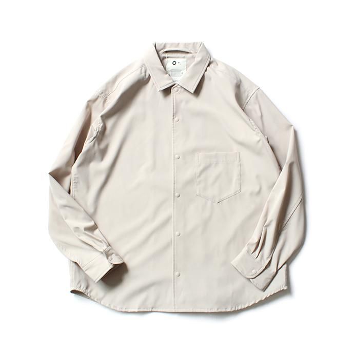 151291931 O-(オー)/ BAGGY SHIRT バギーシャツ O-S-04 Sand 01