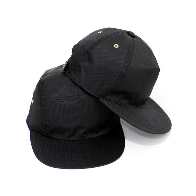 151480196 Trad Marks / Basic Cap Honeycomb Rip-Stop ベーシックキャップ ハニカムリップストップ - Black 02