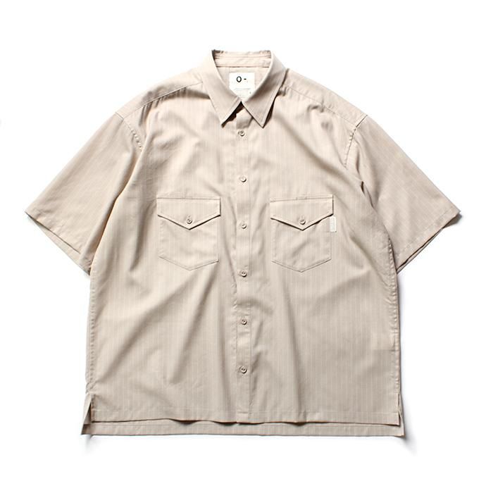 151862790 O-(オー)/ ELBOW SLEEVE SHIRT エルボースリーブシャツ 20S-05 - Sand Stripe<img class='new_mark_img2' src='//img.shop-pro.jp/img/new/icons47.gif' style='border:none;display:inline;margin:0px;padding:0px;width:auto;' /> 01