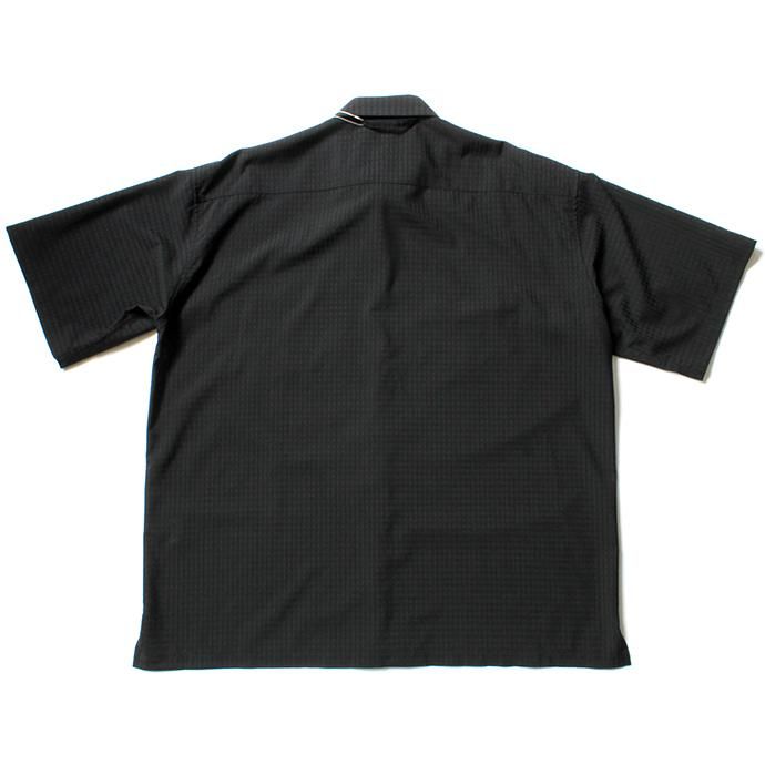 151862809 O-(オー)/ ELBOW SLEEVE SHIRT エルボースリーブシャツ 20S-05 - Black Plaid 02