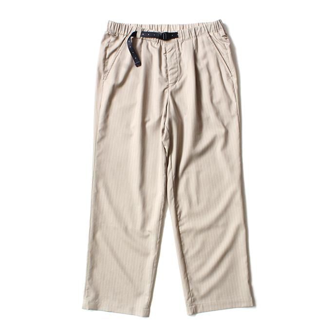 151862891 O-(オー)/ EASY TROUSERS イージートラウザーズ 20S-09 - Sand Stripe 01