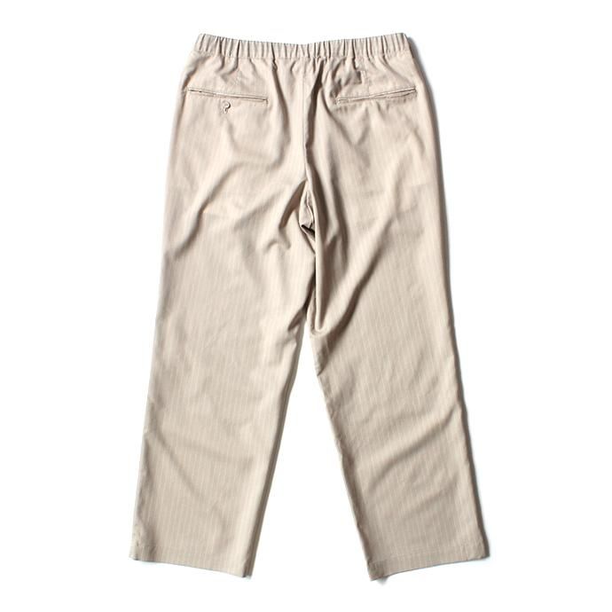 151862891 O-(オー)/ EASY TROUSERS イージートラウザーズ 20S-09 - Sand Stripe 02