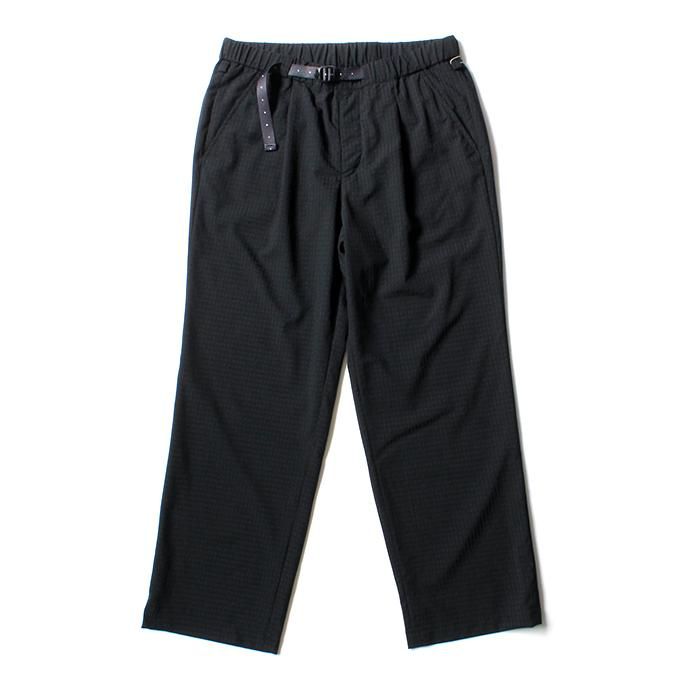 151863057 O-(オー)/ EASY TROUSERS イージートラウザーズ 20S-09 - Black Plaid 01