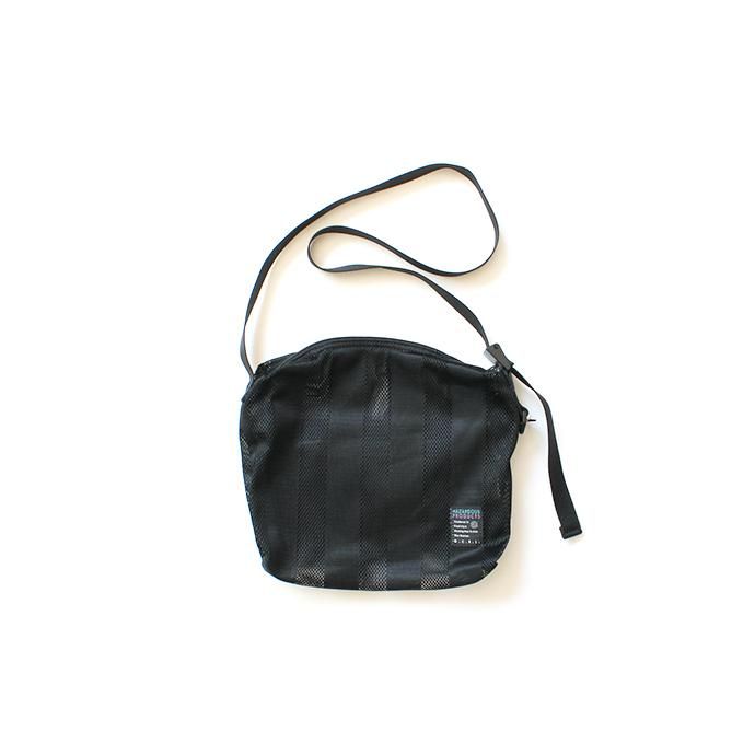 151864074 O-(オー)/ 3D MESH BAG (STRIPE) - S メッシュショルダーバッグ 20S-14 - Black<img class='new_mark_img2' src='//img.shop-pro.jp/img/new/icons47.gif' style='border:none;display:inline;margin:0px;padding:0px;width:auto;' /> 01