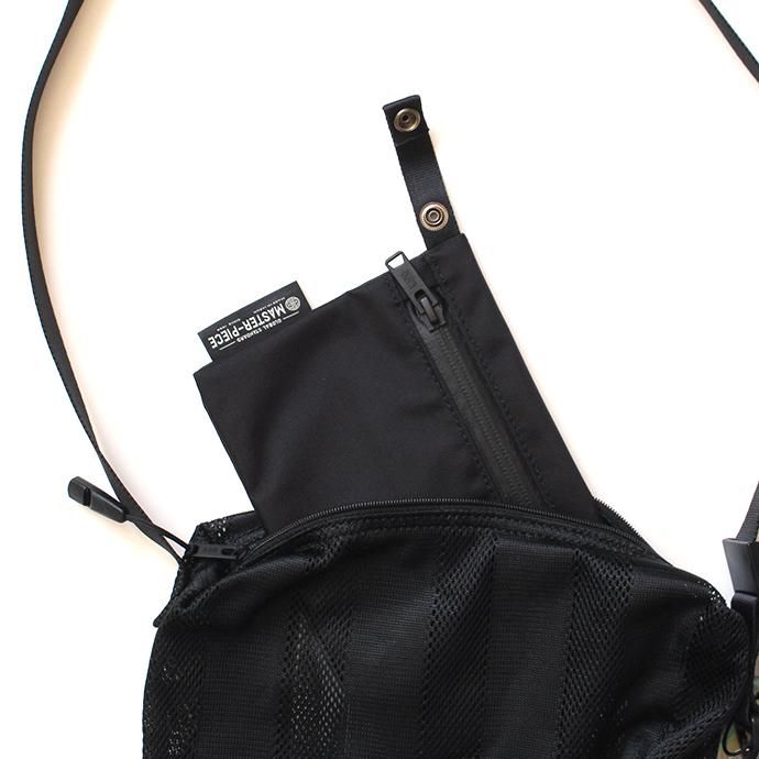 151864074 O-(オー)/ 3D MESH BAG (STRIPE) - S メッシュショルダーバッグ 20S-14 - Black<img class='new_mark_img2' src='//img.shop-pro.jp/img/new/icons47.gif' style='border:none;display:inline;margin:0px;padding:0px;width:auto;' /> 02