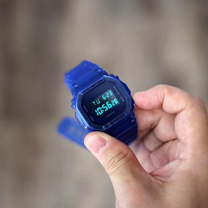 151906955 CASIO G-SHOCK / クリアスケルトンGショック DW-5600SB-2 ブルー 02