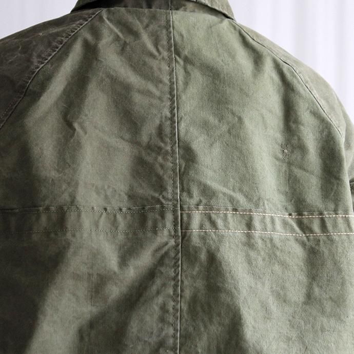 151940354 Hexico / Deformer Coach Jacket Ex. U.S. Army Shelter Half Tent テント素材コーチジャケット - 01 02