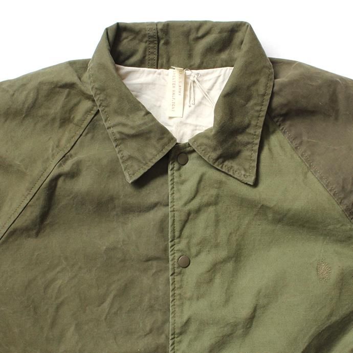 151940354 Hexico / Deformer Coach Jacket Ex. U.S. Army Shelter Half Tent テント素材コーチジャケット - 01 02