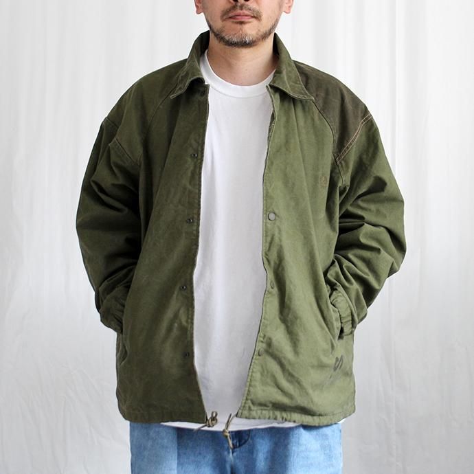 151940354 Hexico / Deformer Coach Jacket Ex. U.S. Army Shelter Half Tent テント素材コーチジャケット - 01 02