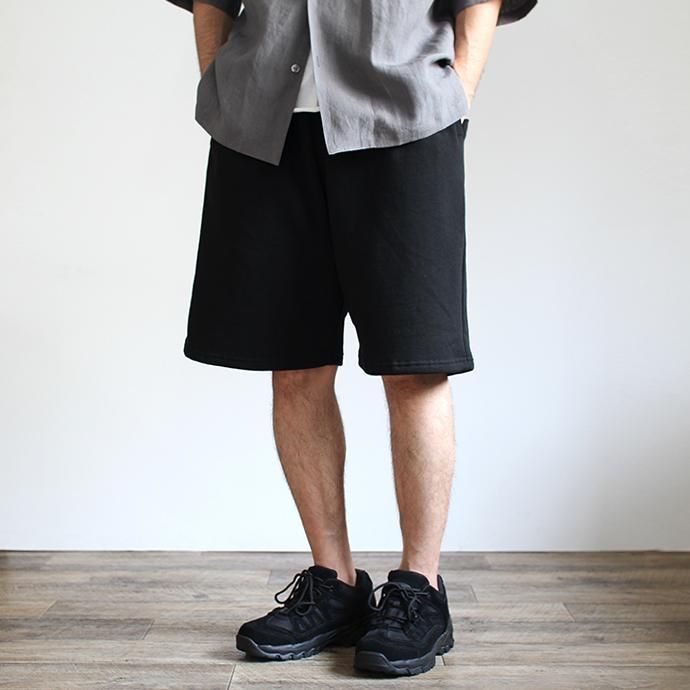 151961585 BEIMAR / Basic Fleece Short FS300 スウェットショーツ - Black 02
