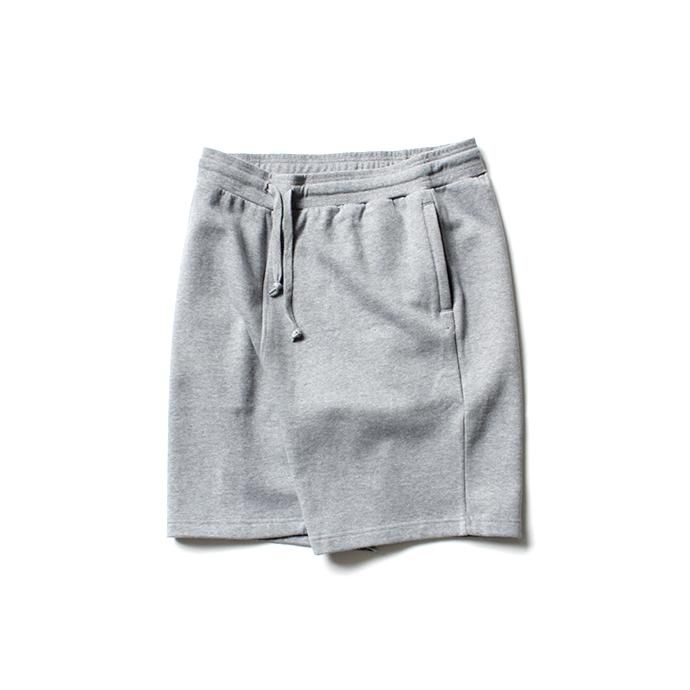 151961689 BEIMAR / Basic Fleece Short FS300 スウェットショーツ - Heather Grey 02