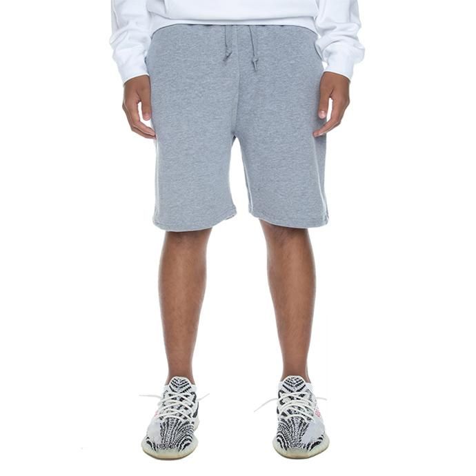 151961689 BEIMAR / Basic Fleece Short FS300 スウェットショーツ - Heather Grey 02