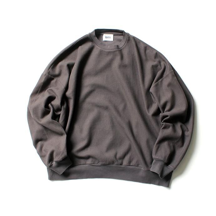 152342691 blurhms ROOTSTOCK / Rough & Smooth Thermal P/O Loose Fit - Dark Grey ROOTS-RKAW19002F20 01