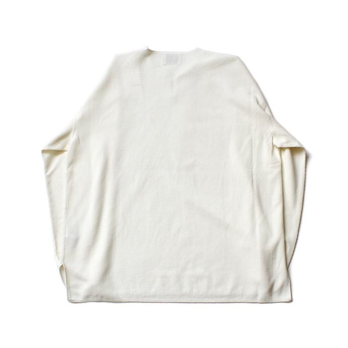 152342733 blurhms ROOTSTOCK / Rough & Smooth Thermal Over-Neck Loose Fit - Off ROOTS-RKAW19004F20 02