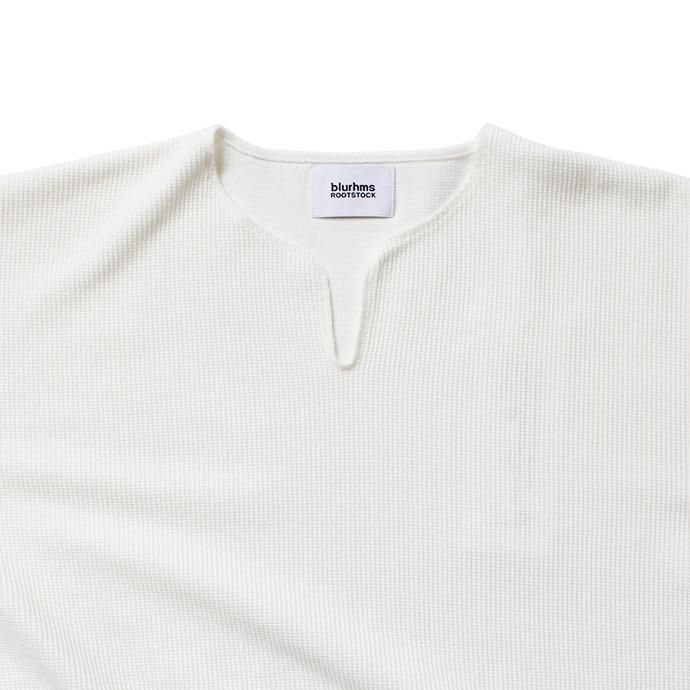 152342733 blurhms ROOTSTOCK / Rough & Smooth Thermal Over-Neck Loose Fit - Off ROOTS-RKAW19004F20 02