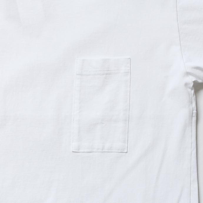 152533161 STILL BY HAND / CS04203 クルーネック長袖ポケットT - White 02