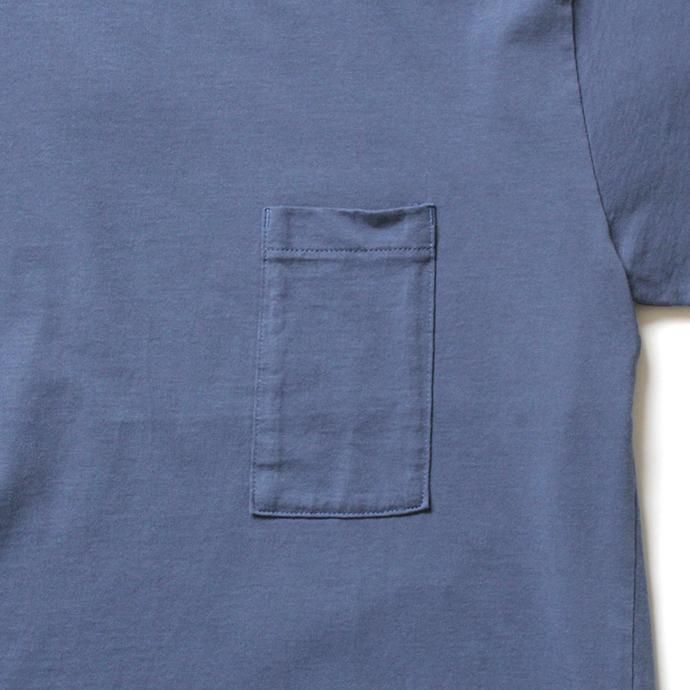 152533837 STILL BY HAND / CS04203 クルーネック長袖ポケットT - Slate Blue 02