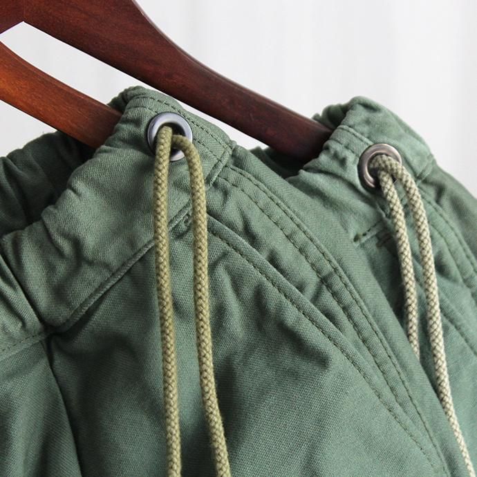 152570747 Hexico / Deformer Side String Shorts Ex. U.S. Army Laundry Bag ランドリーバッグリメイクショーツ - 3<img class='new_mark_img2' src='//img.shop-pro.jp/img/new/icons47.gif' style='border:none;display:inline;margin:0px;padding:0px;width:auto;' /> 02
