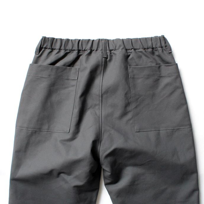 152755017 STILL BY HAND / PT02203 コットンダブルクロス テーパードパンツ - Slate Grey 02