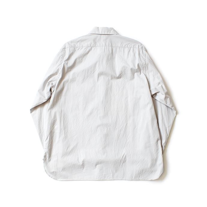 152755106 STILL BY HAND / SH04203 サイロツイル レギュラーカラーシャツ - Light Grey 02
