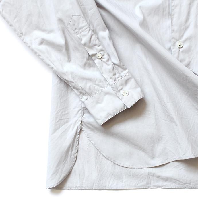 152755106 STILL BY HAND / SH04203 サイロツイル レギュラーカラーシャツ - Light Grey 02