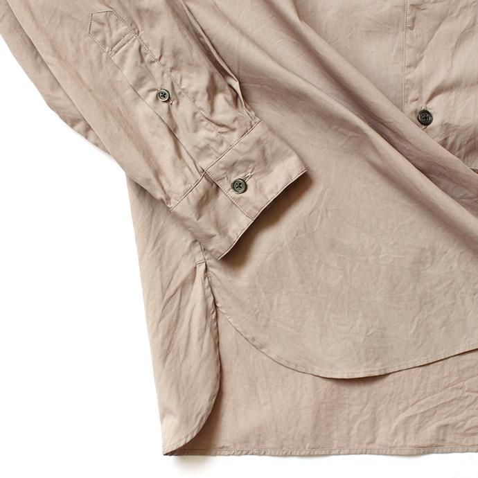 152755309 STILL BY HAND / SH04203 サイロツイル レギュラーカラーシャツ - Beige 02