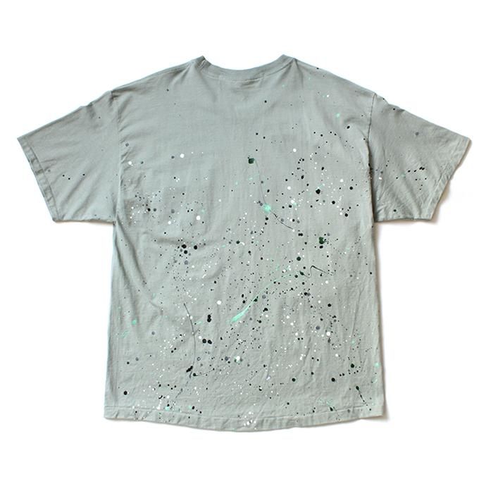 153273305 Hexico / Deformer Blind Stitch & Paint Ex. Beefy - Stone Green ブラインドステッチ&ペイントリメイクTシャツ ストーングリーン<img class='new_mark_img2' src='//img.shop-pro.jp/img/new/icons47.gif' style='border:none;display:inline;margin:0px;padding:0px;width:auto;' /> 02