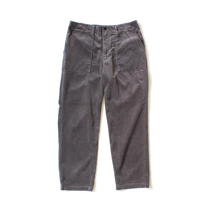 153307018 STILL BY HAND / PT03203 コーデュロイパンツ - Smoke Grey 01