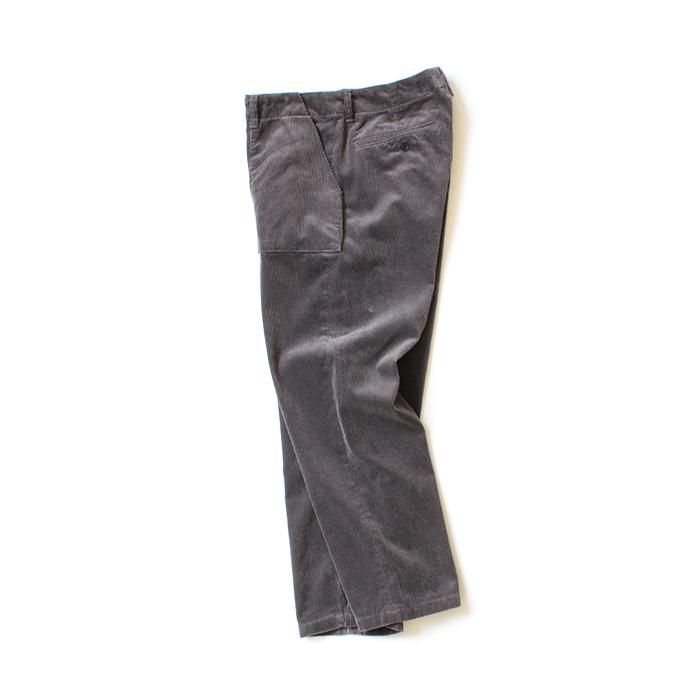153307018 STILL BY HAND / PT03203 コーデュロイパンツ - Smoke Grey 02