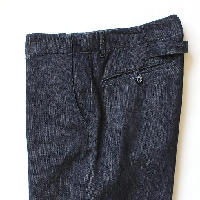 153308017 STILL BY HAND / DN01203 ウール混デニムパンツ - Indigo 02