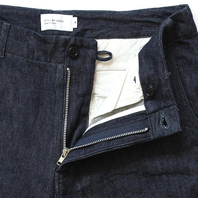 153308017 STILL BY HAND / DN01203 ウール混デニムパンツ - Indigo 02