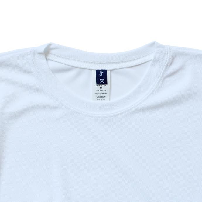 153428288 SMOKE T ONE / Dry Pique Tee ドライ鹿の子Tシャツ - White 02