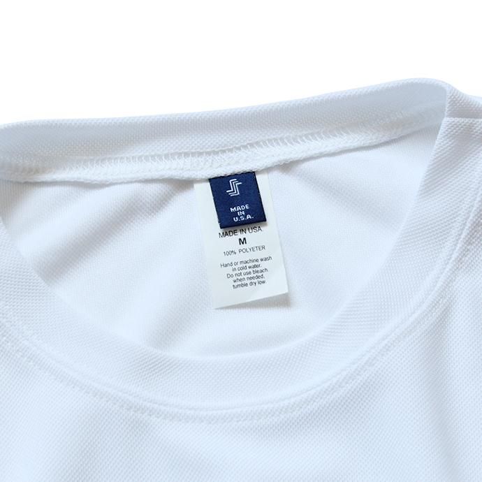 153428288 SMOKE T ONE / Dry Pique Tee ドライ鹿の子Tシャツ - White 02