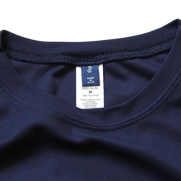 153428337 SMOKE T ONE / Dry Pique Tee ドライ鹿の子Tシャツ - Navy 02