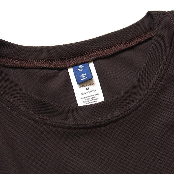 153428399 SMOKE T ONE / Dry Pique Tee ドライ鹿の子Tシャツ - Brown<img class='new_mark_img2' src='//img.shop-pro.jp/img/new/icons47.gif' style='border:none;display:inline;margin:0px;padding:0px;width:auto;' /> 02