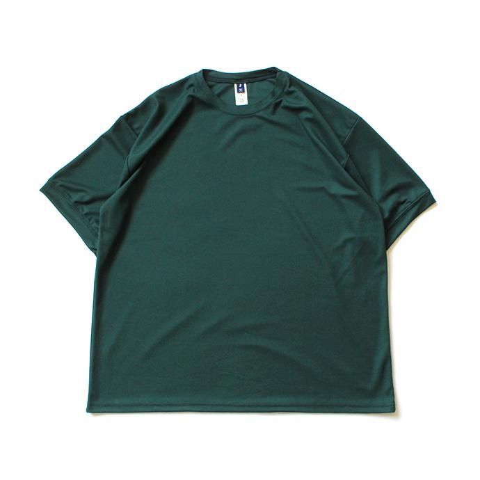 153428417 SMOKE T ONE / Dry Pique Tee ドライ鹿の子Tシャツ - Green 01