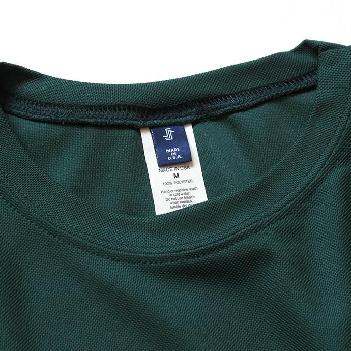 153428417 SMOKE T ONE / Dry Pique Tee ドライ鹿の子Tシャツ - Green 02