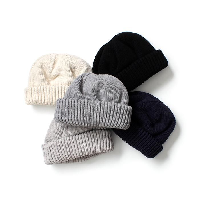 153490479 crepuscule / Knit cap 2003-017 L.gray ニットキャップ ライトグレー 02